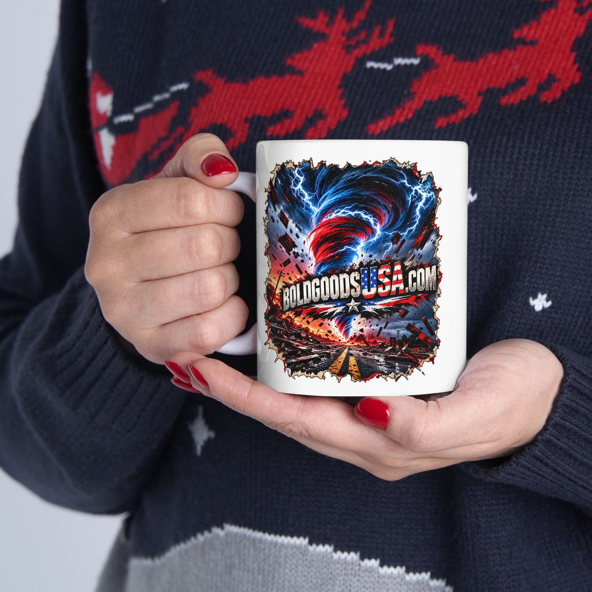 Bold Goods Storm Logo – Political Satire 11 oz / 15 oz Mug