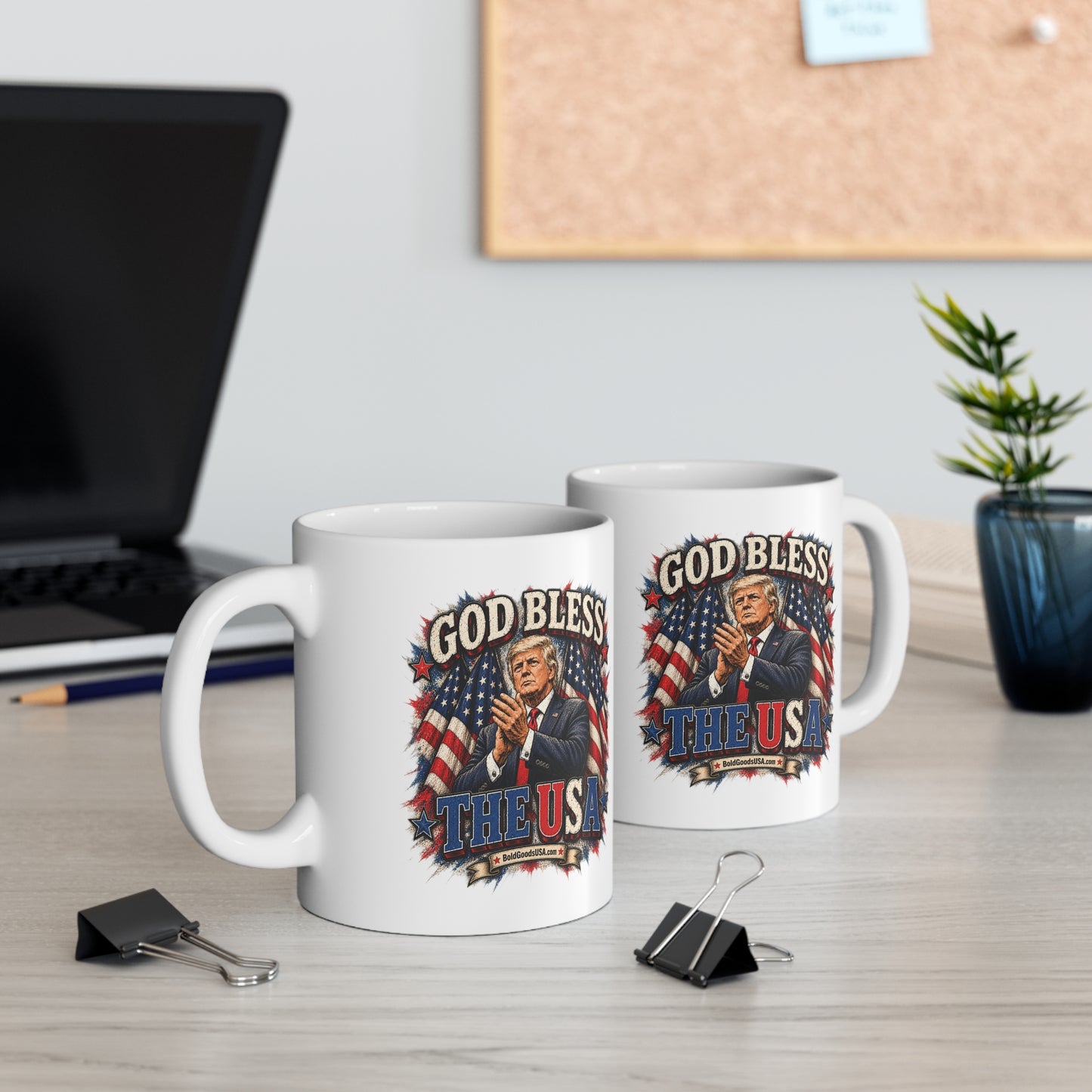 God Bless the USA - Patriotic 11 oz Mug