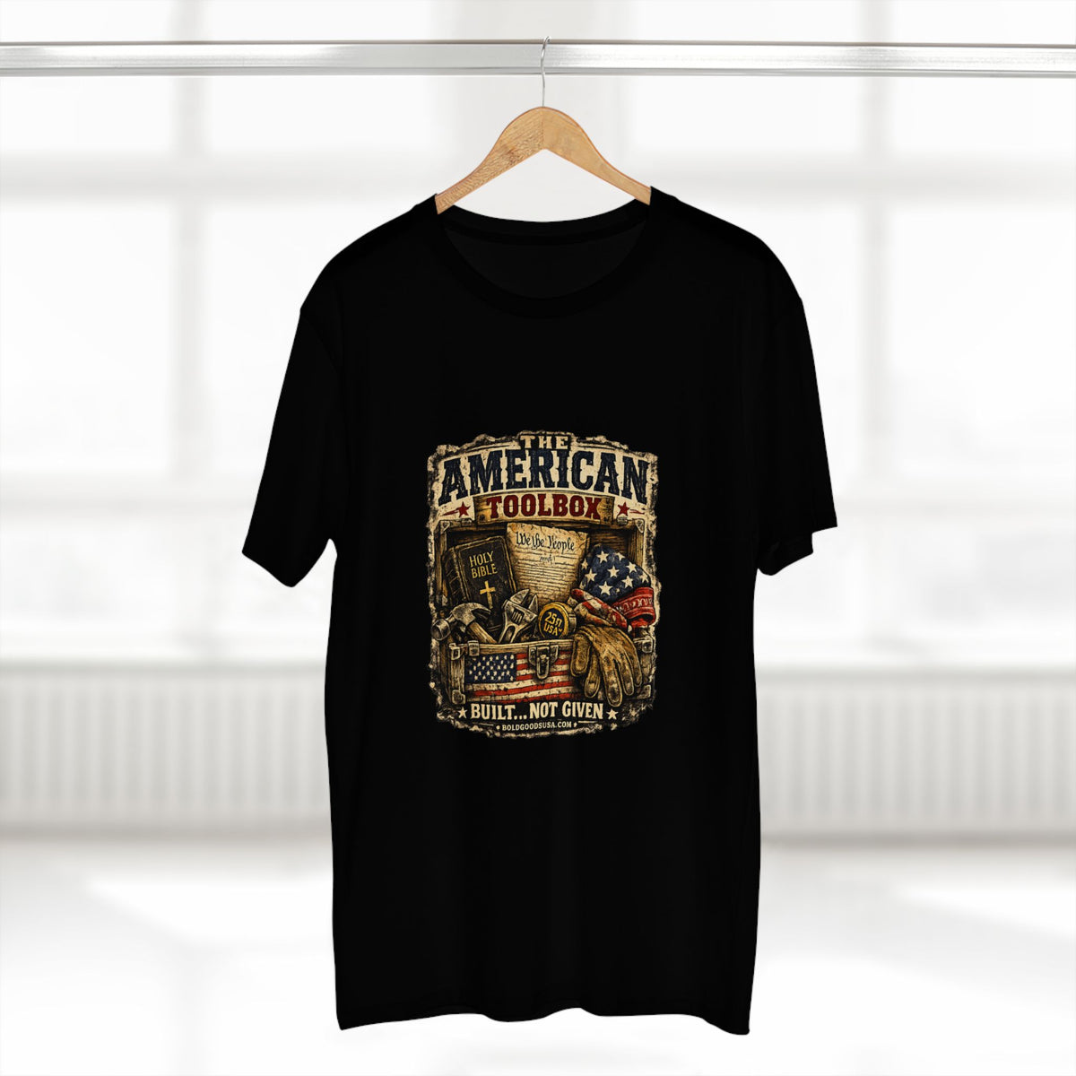 The American Toolbox – Patriotic Graphic T-Shirt | Front Print