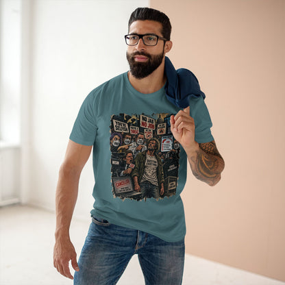 Question Everything – Political Satire Graphic T-Shirt | Front Print