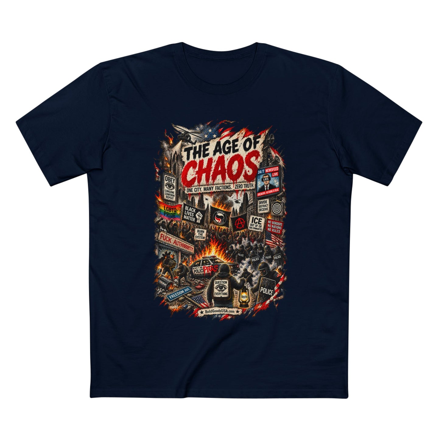 The Age of Chaos - Graphic T-Shirt | Front Print