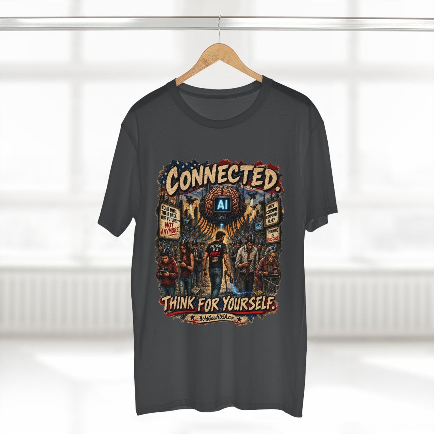 AI connected - Graphic T-Shirt | Front Print
