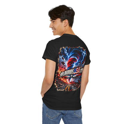 BoldGoodsUSA Twister– Patriotic T-Shirt | Back Print + Chest Logo