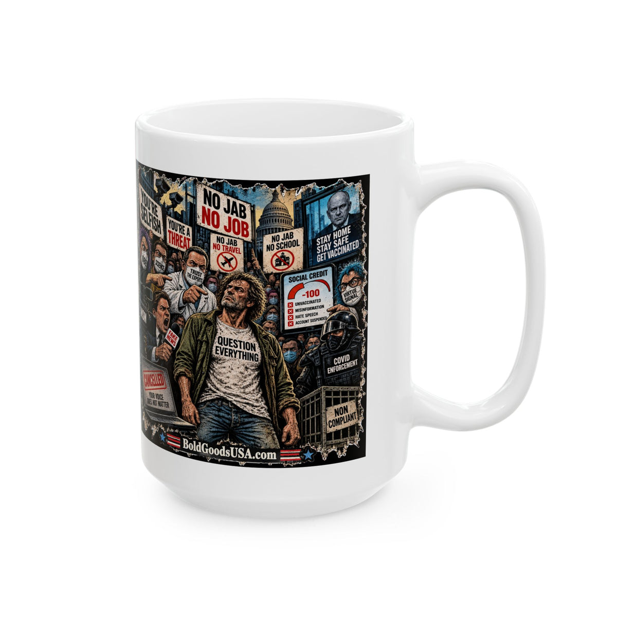 Trust the Science – Political Satire 11 oz / 15 oz Mug