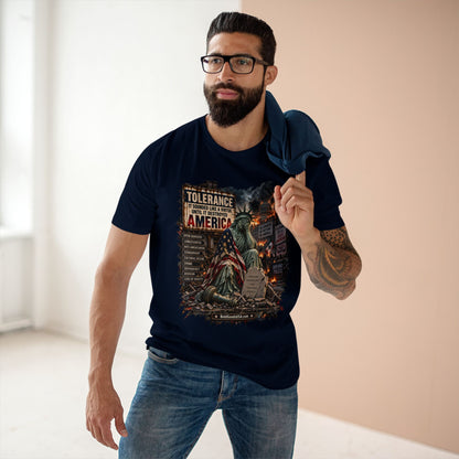 Tolerance – Political Satire Graphic T-Shirt | Front Print