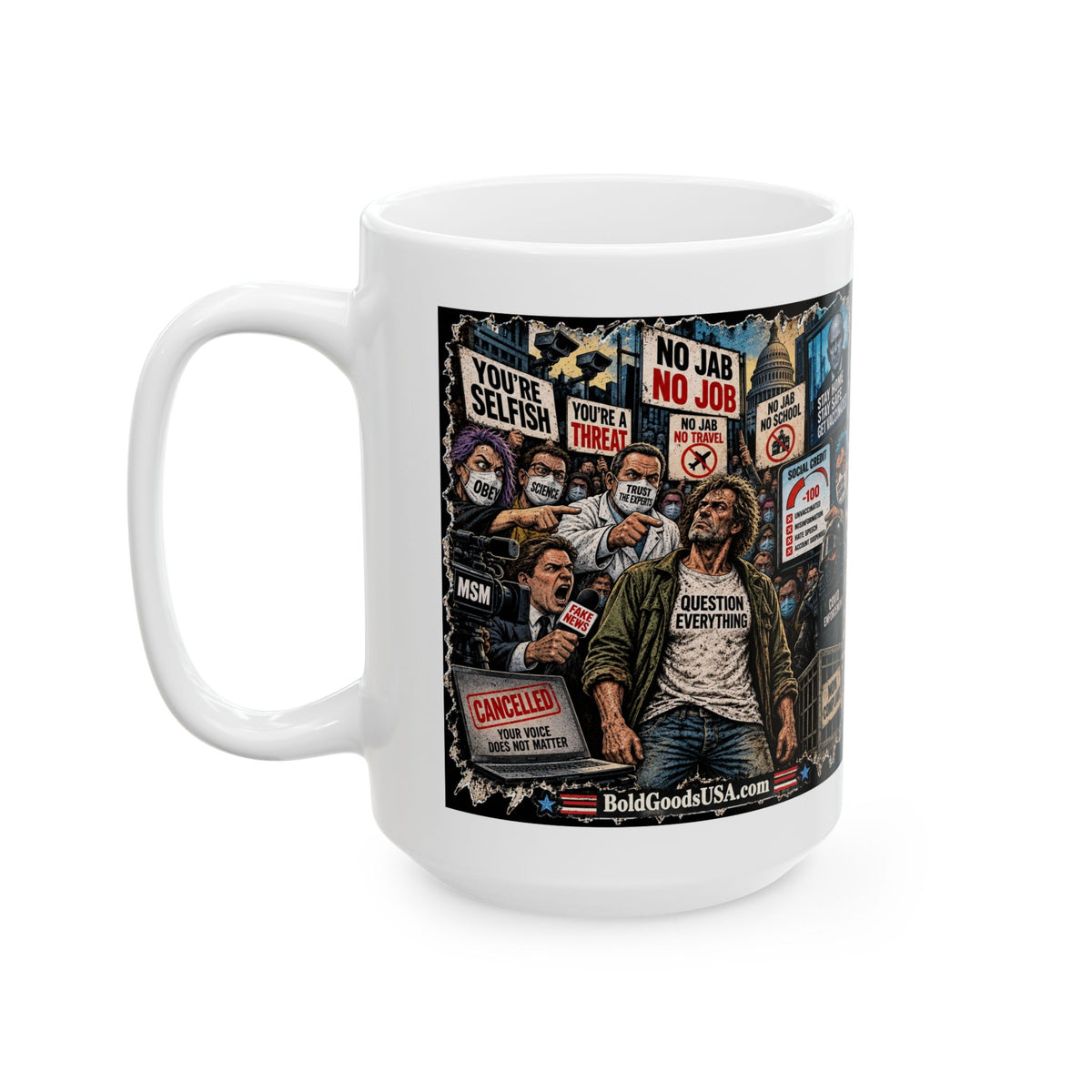 Trust the Science – Political Satire 11 oz / 15 oz Mug