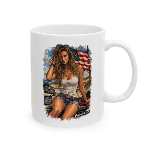 Faith, Freedom & Good Times – Men's Americana 11 oz / 15 oz Mug