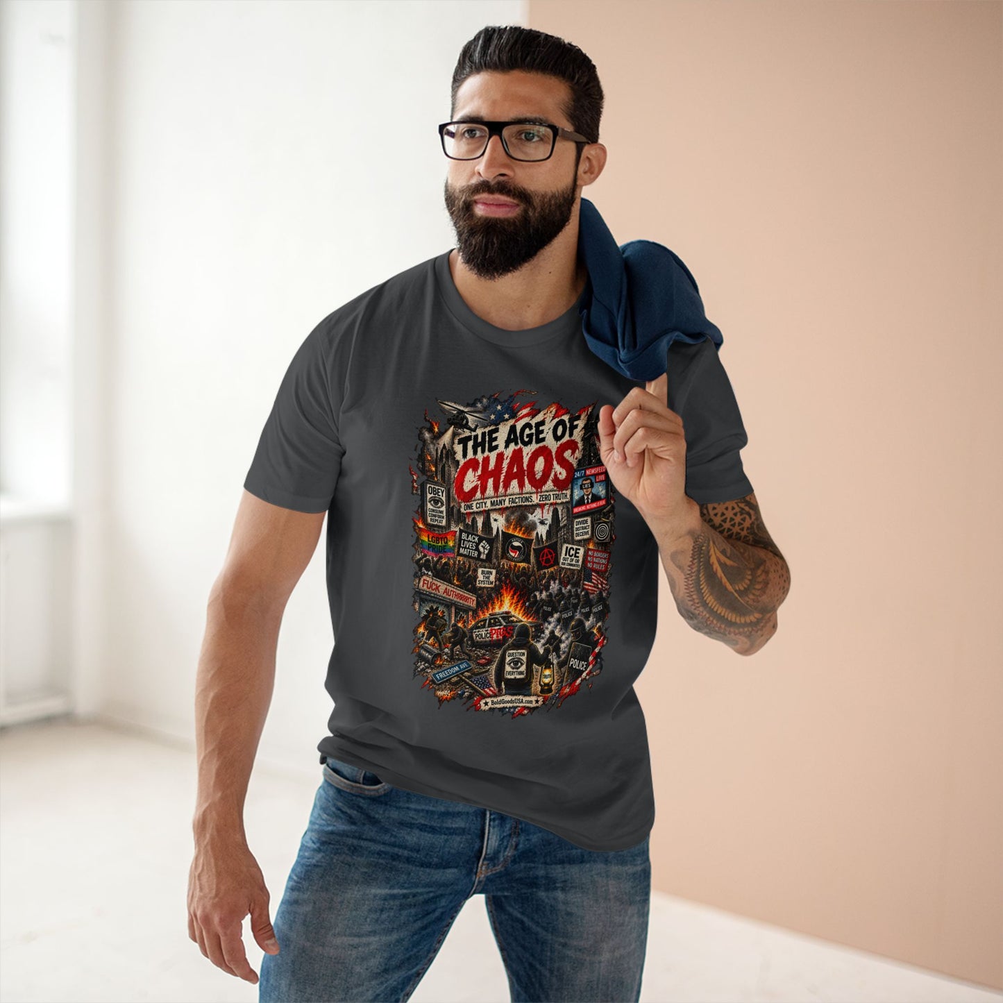 The Age of Chaos - Graphic T-Shirt | Front Print