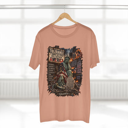 Tolerance – Political Satire Graphic T-Shirt | Front Print