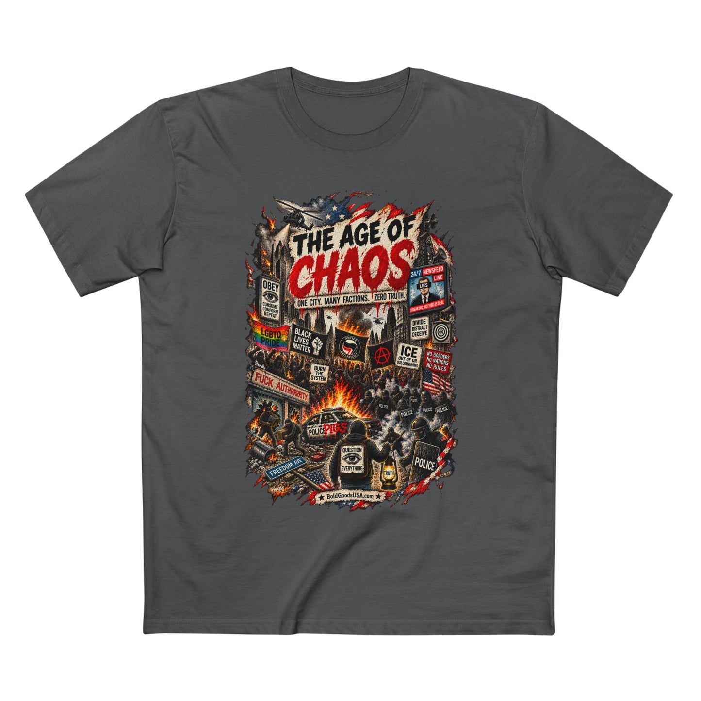 The Age of Chaos - Graphic T-Shirt | Front Print