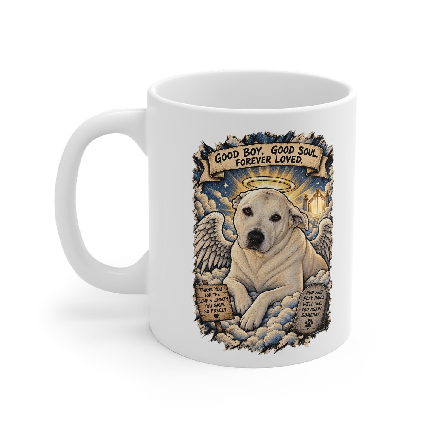 Forever Loved – Dog Memorial 15oz Mug