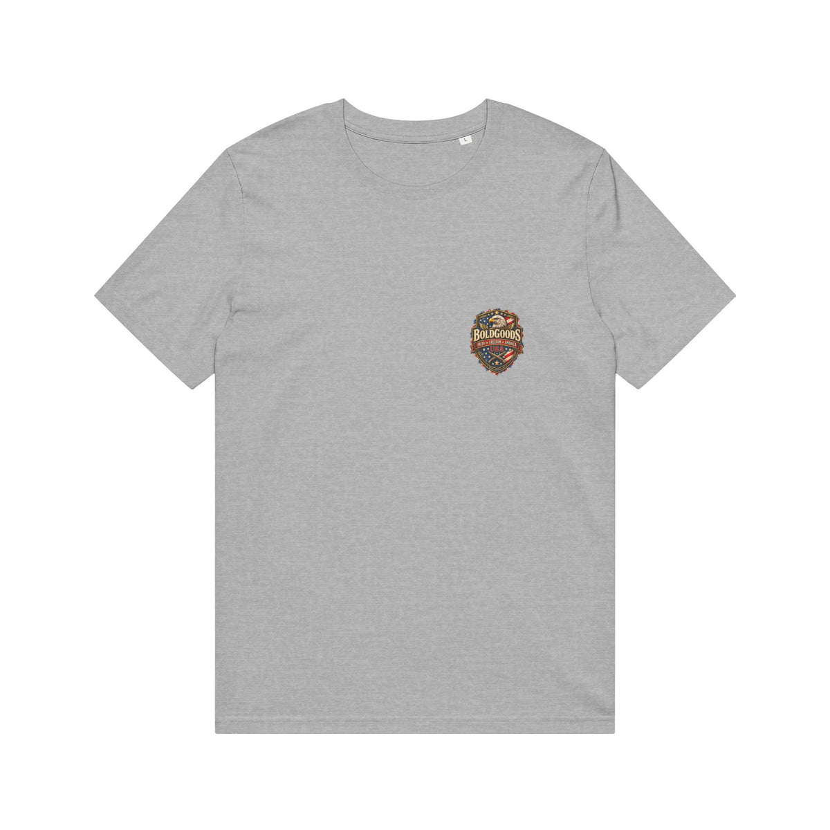 America Unleashed – Patriotic Graphic T-Shirt | Back Print + Chest Logo