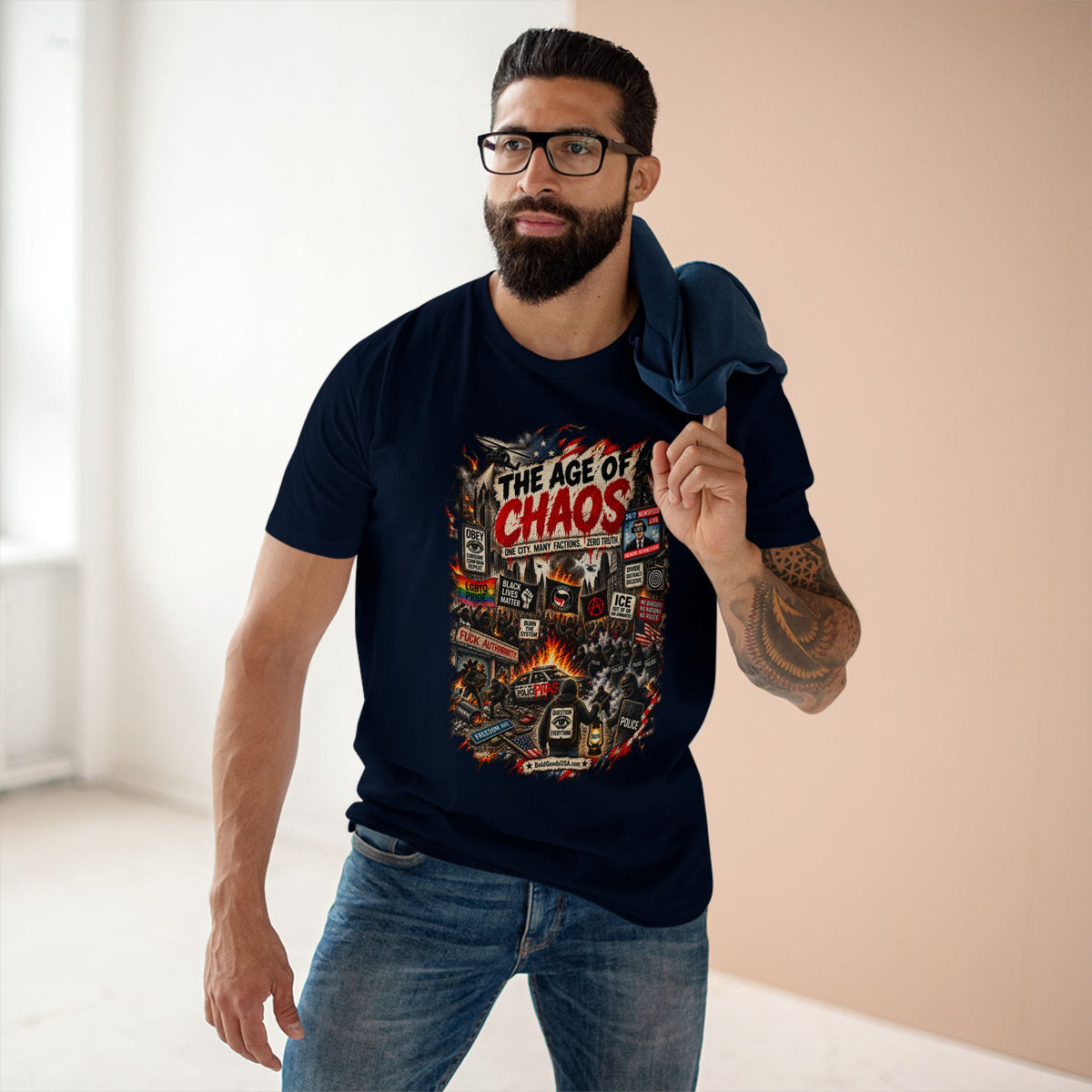The Age of Chaos - Graphic T-Shirt | Front Print