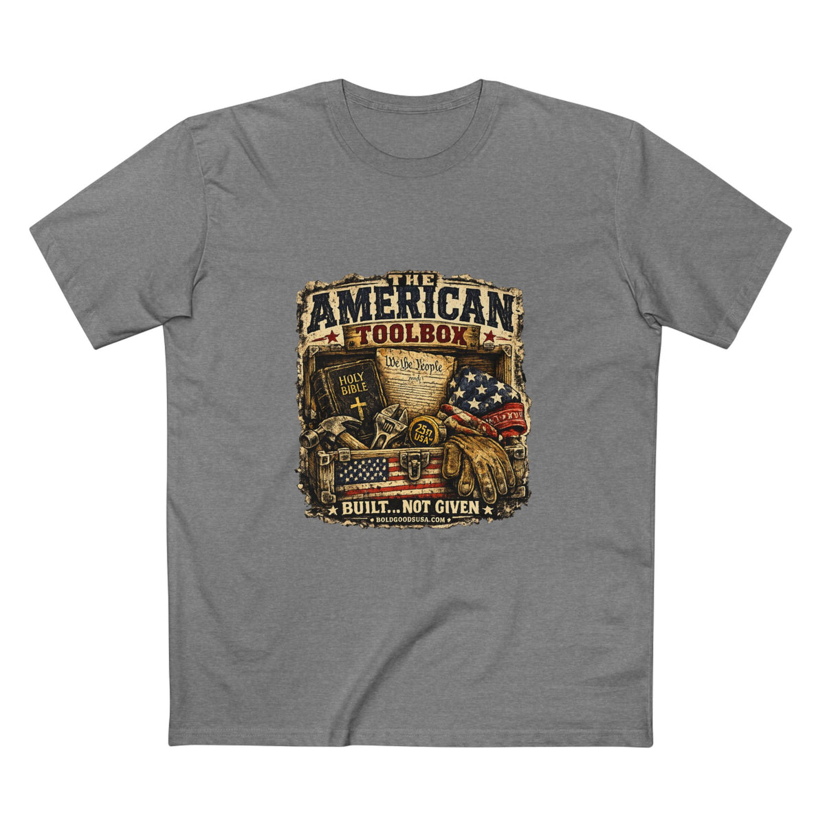 The American Toolbox – Patriotic Graphic T-Shirt | Front Print
