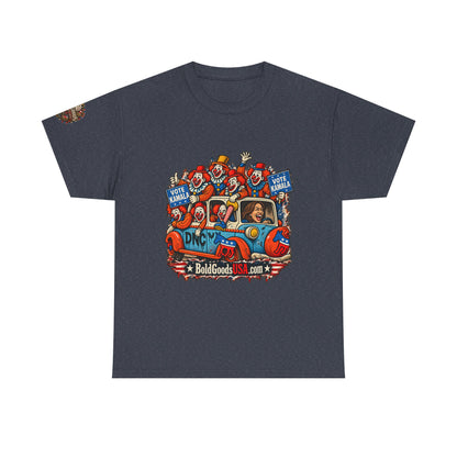 Vote Kamala Graphic T-Shirt | Front Print + Sleeve Logo