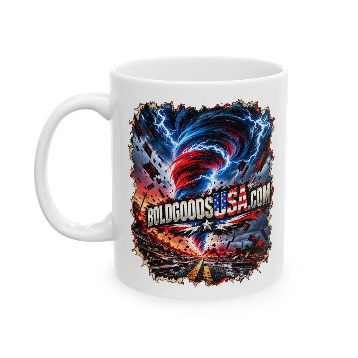 Bold Goods Storm Logo – Political Satire  11 oz / 15 oz Mug