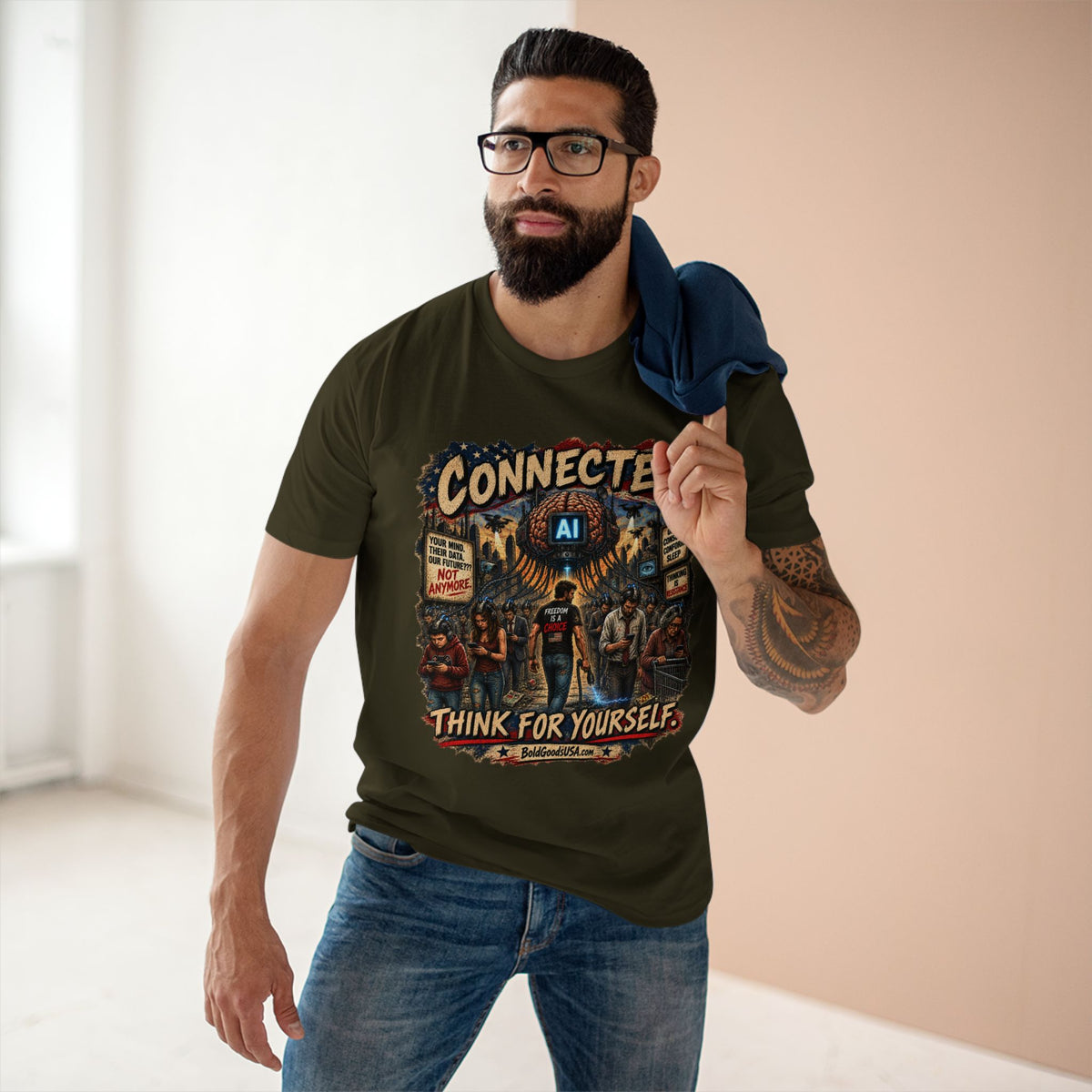 AI connected - Graphic T-Shirt | Front Print