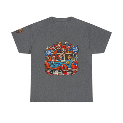 Vote Kamala Graphic T-Shirt | Front Print + Sleeve Logo