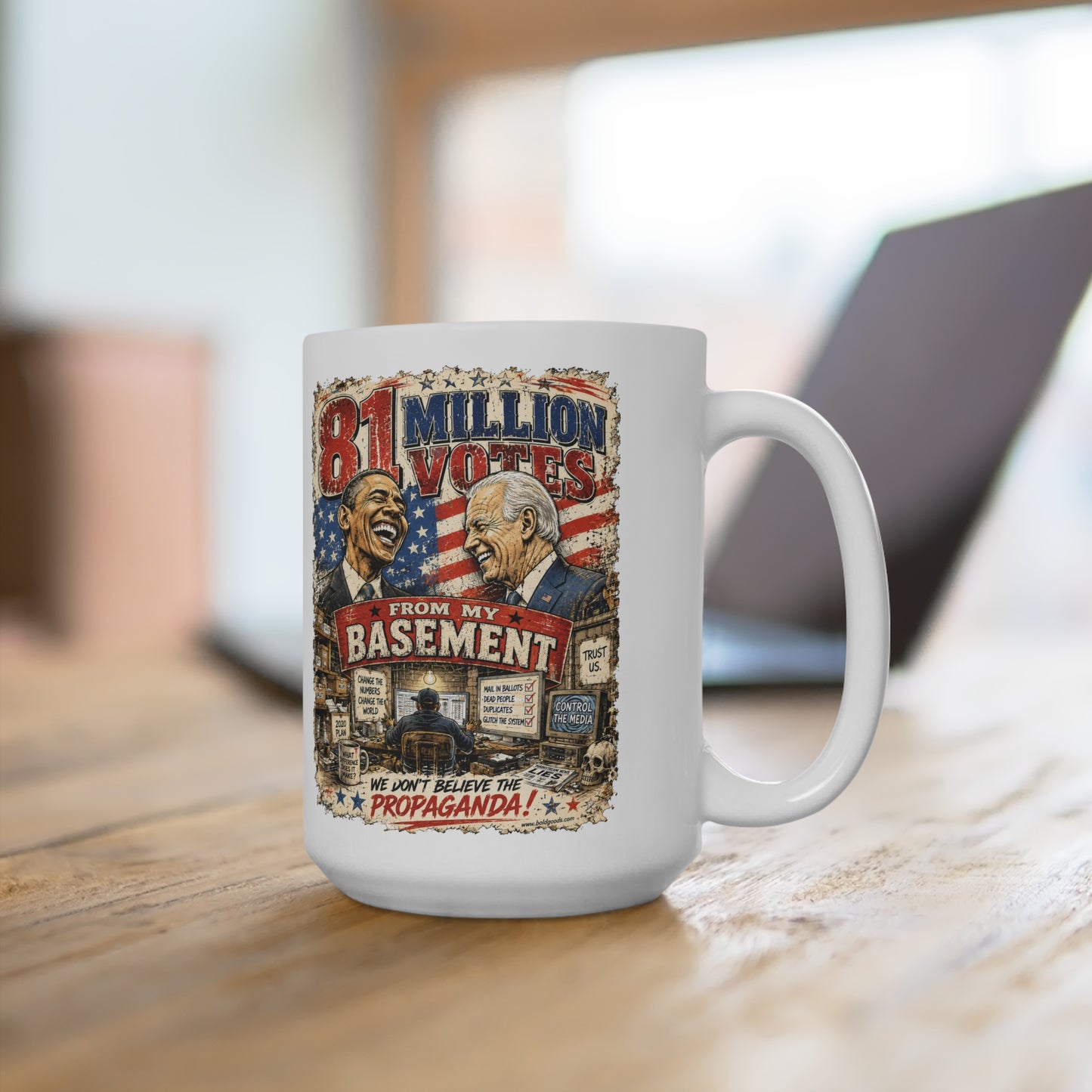 81 Million Votes - Political Satire 15oz Mug