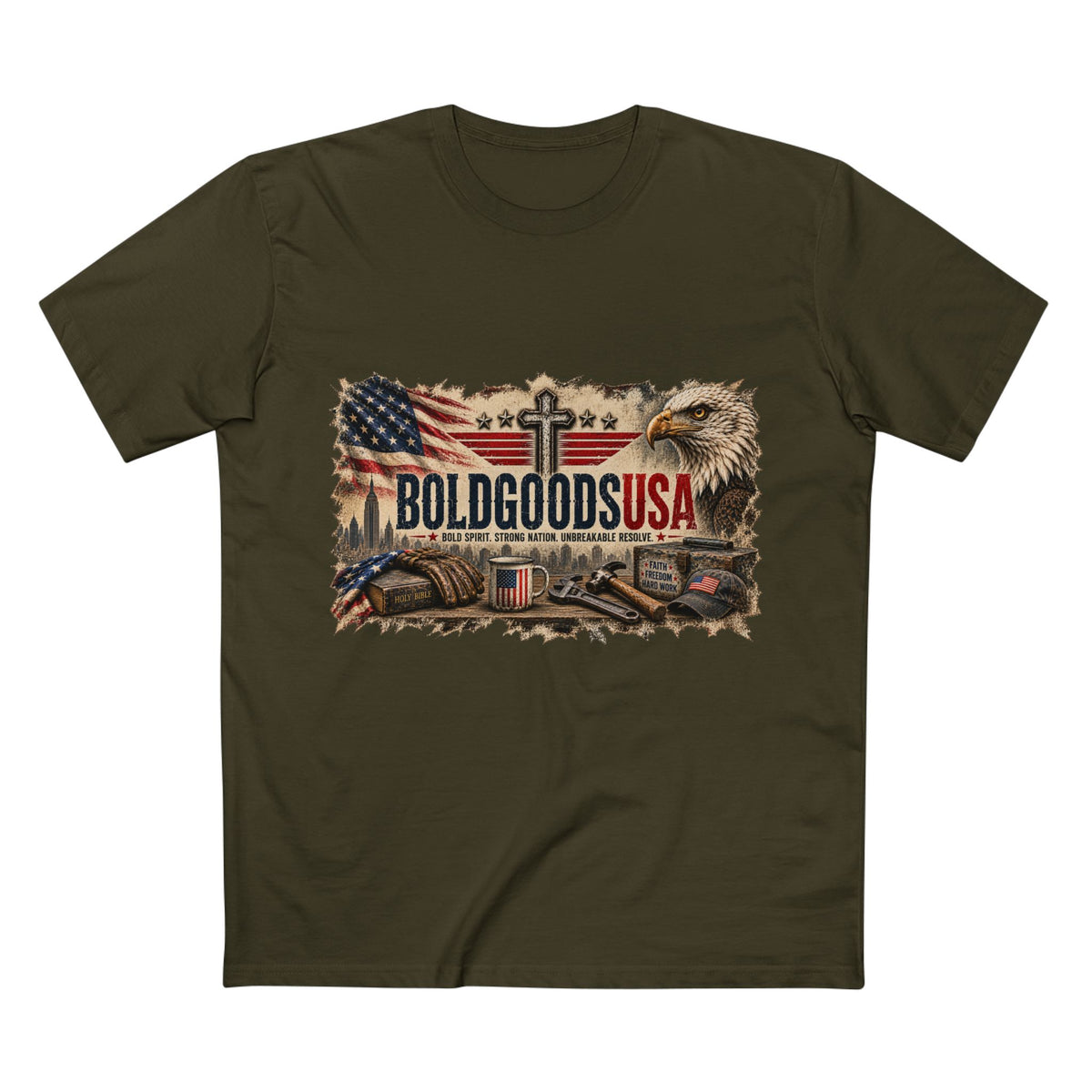 Bold Goods USA - Graphic T-Shirt | Front Print
