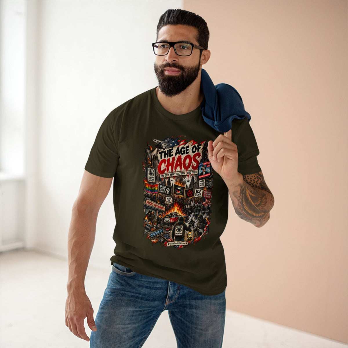 The Age of Chaos - Graphic T-Shirt | Front Print