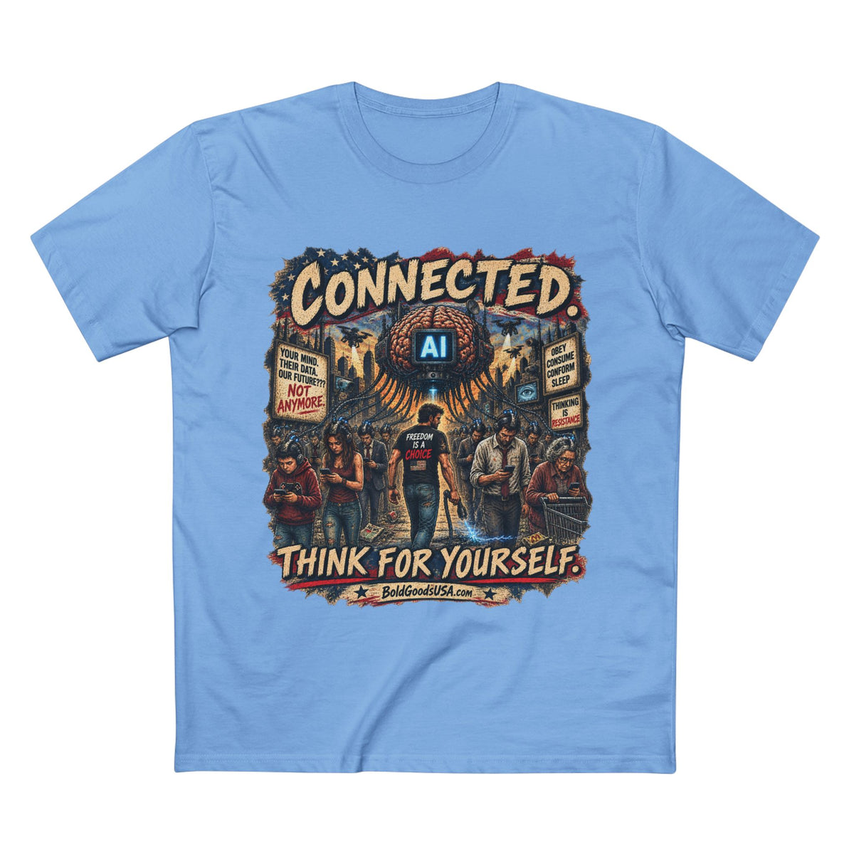 AI connected - Graphic T-Shirt | Front Print