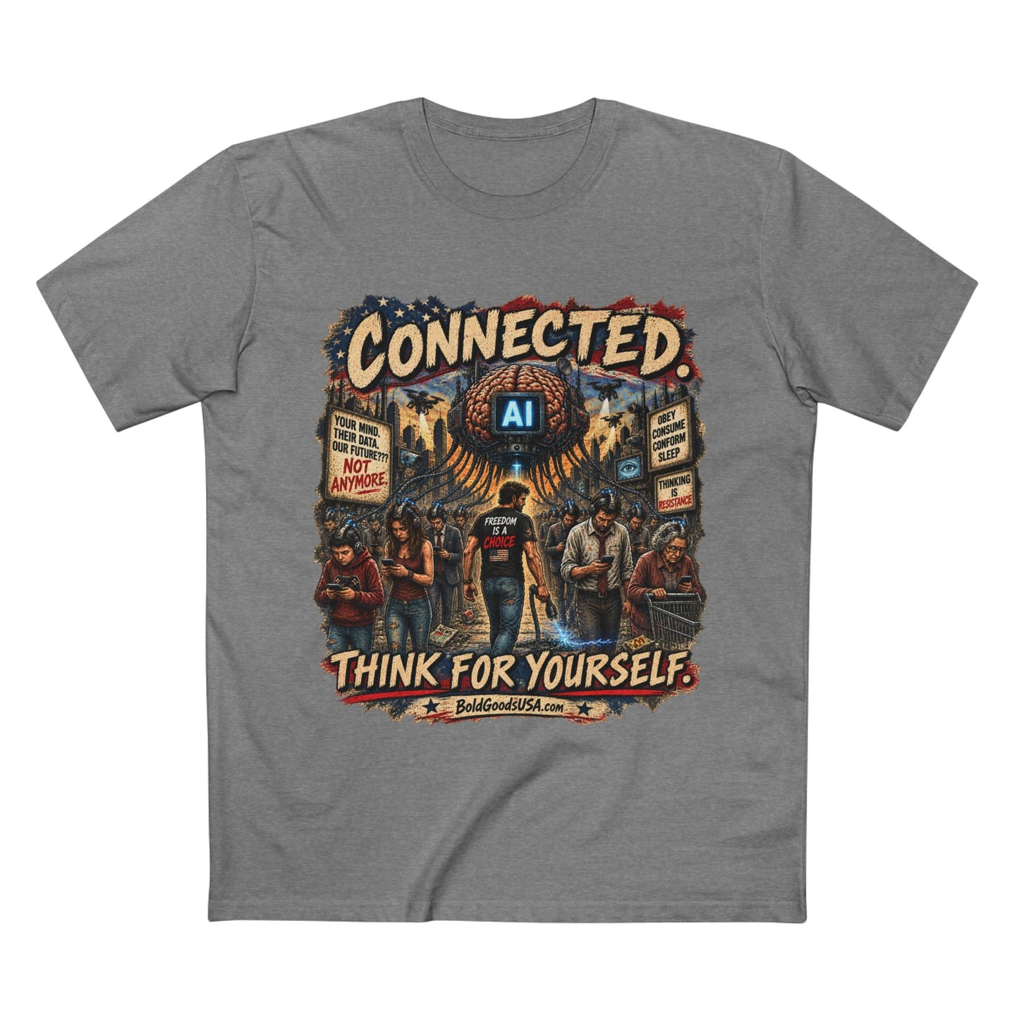 AI connected - Graphic T-Shirt | Front Print
