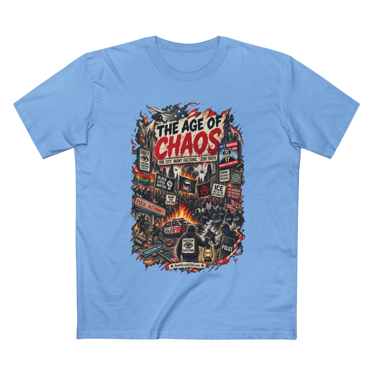 The Age of Chaos - Graphic T-Shirt | Front Print