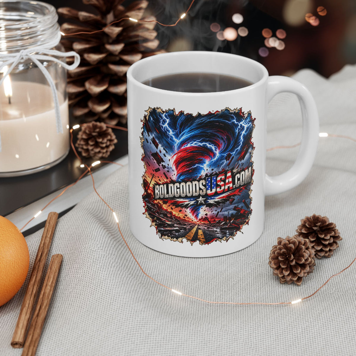 Bold Goods Storm Logo – Political Satire  11 oz / 15 oz Mug