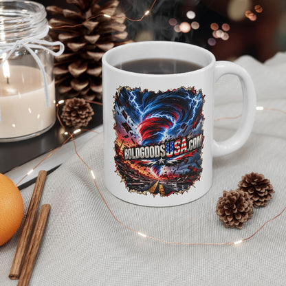 Bold Goods Storm Logo – Political Satire  11 oz / 15 oz Mug