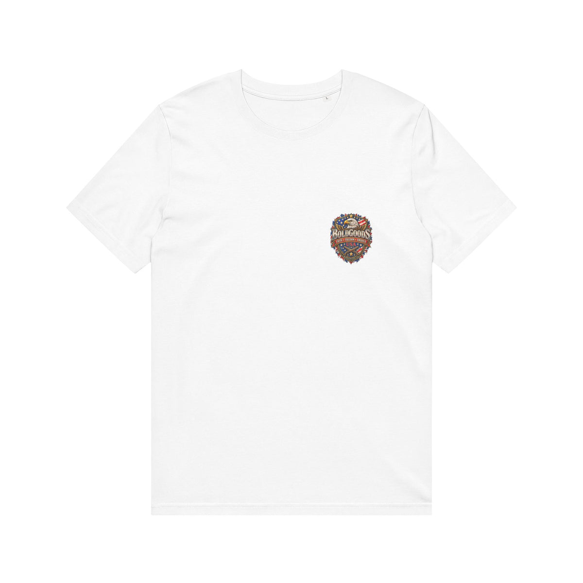 Make America Strong Again - Political Satire Graphic T-Shirt | Back Print + Chest Logo