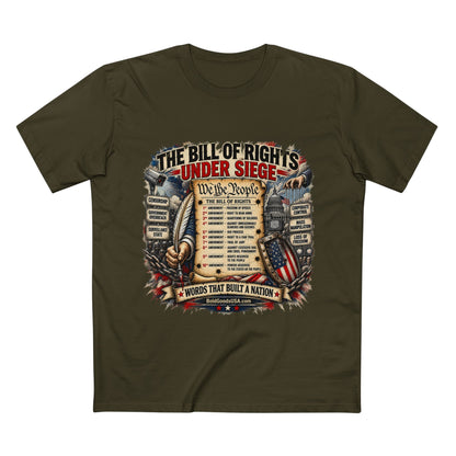 Bill of Rights – American Freedom Graphic T-Shirt | Front Print