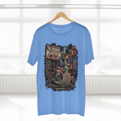 Tolerance – Political Satire Graphic T-Shirt | Front Print