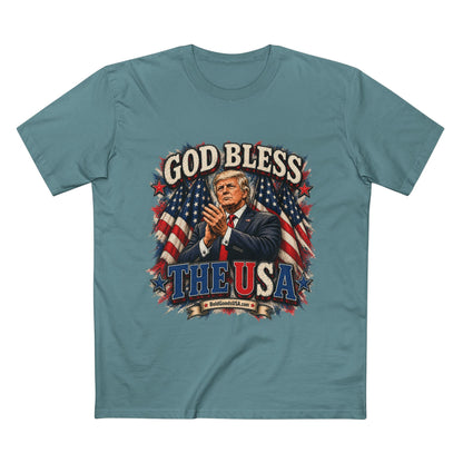 God Bless The USA – Patriotic Graphic T-Shirt | Front Print