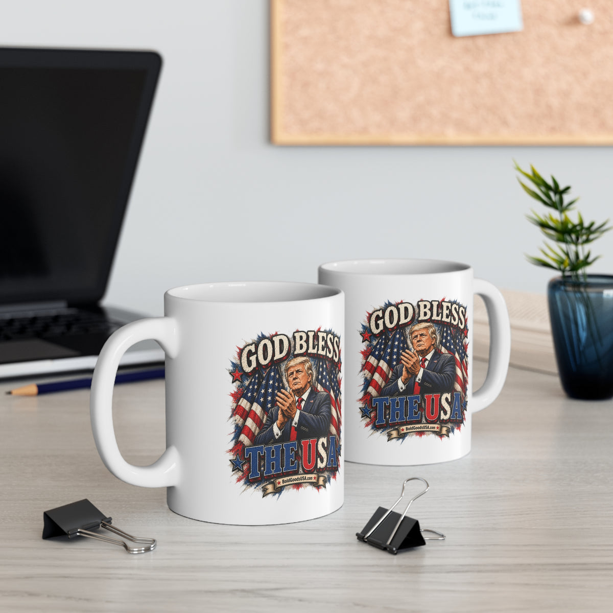 God Bless the USA - Patriotic 11 oz Mug