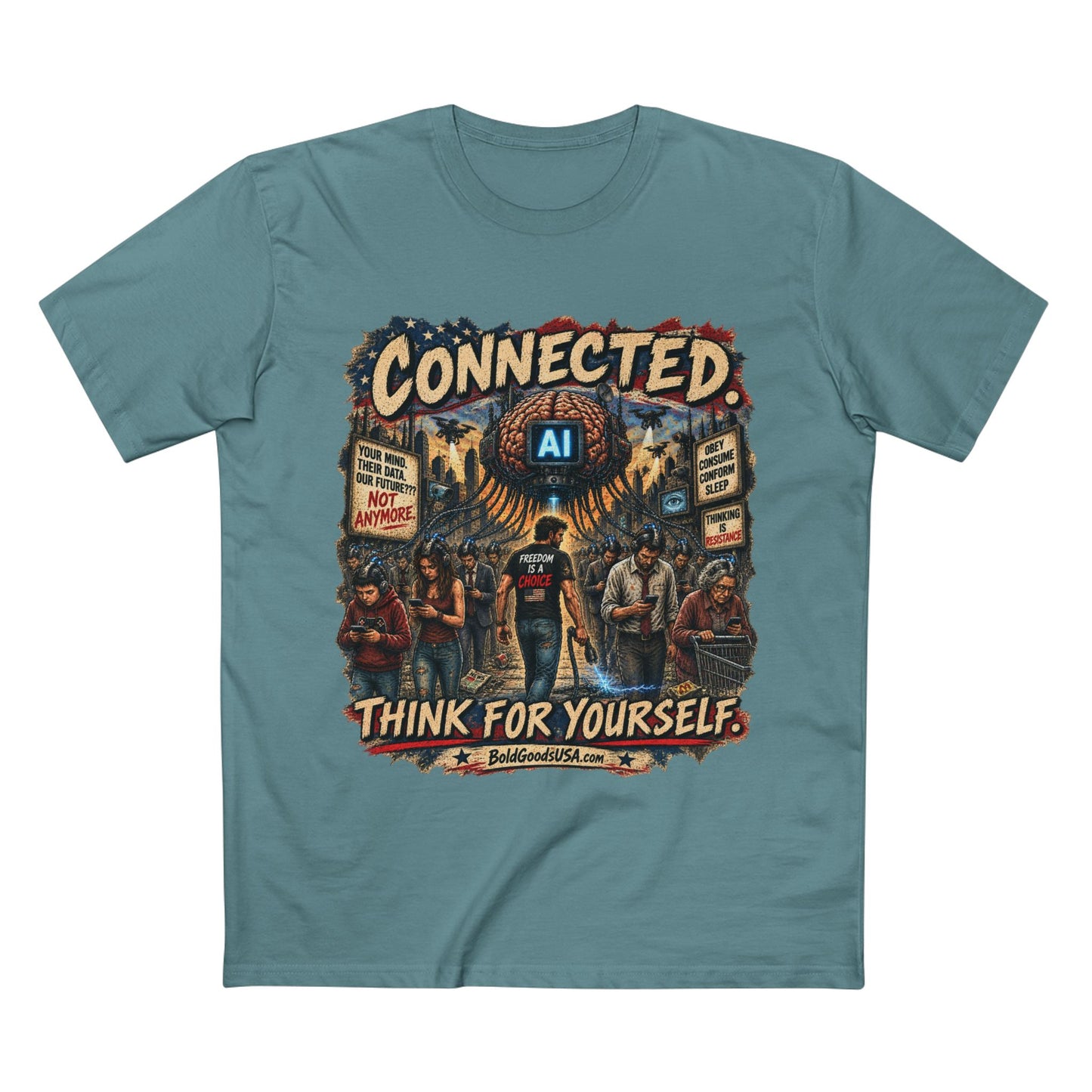 AI connected - Graphic T-Shirt | Front Print