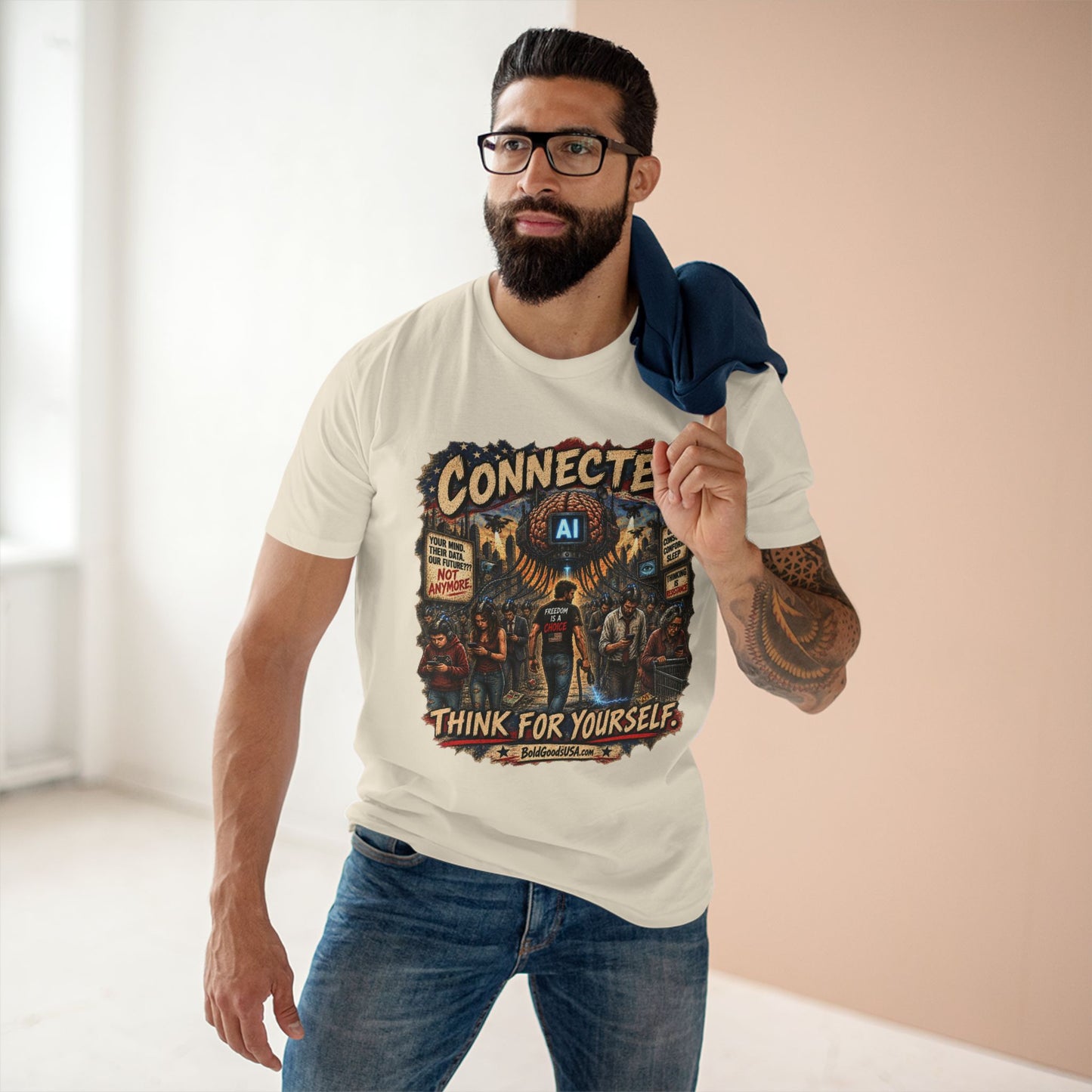AI connected - Graphic T-Shirt | Front Print