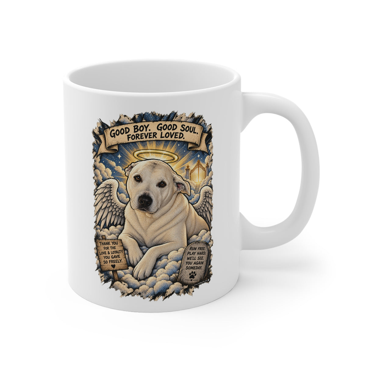 Forever Loved – Dog Memorial 15oz Mug
