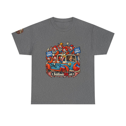 Vote Kamala Graphic T-Shirt | Front Print + Sleeve Logo