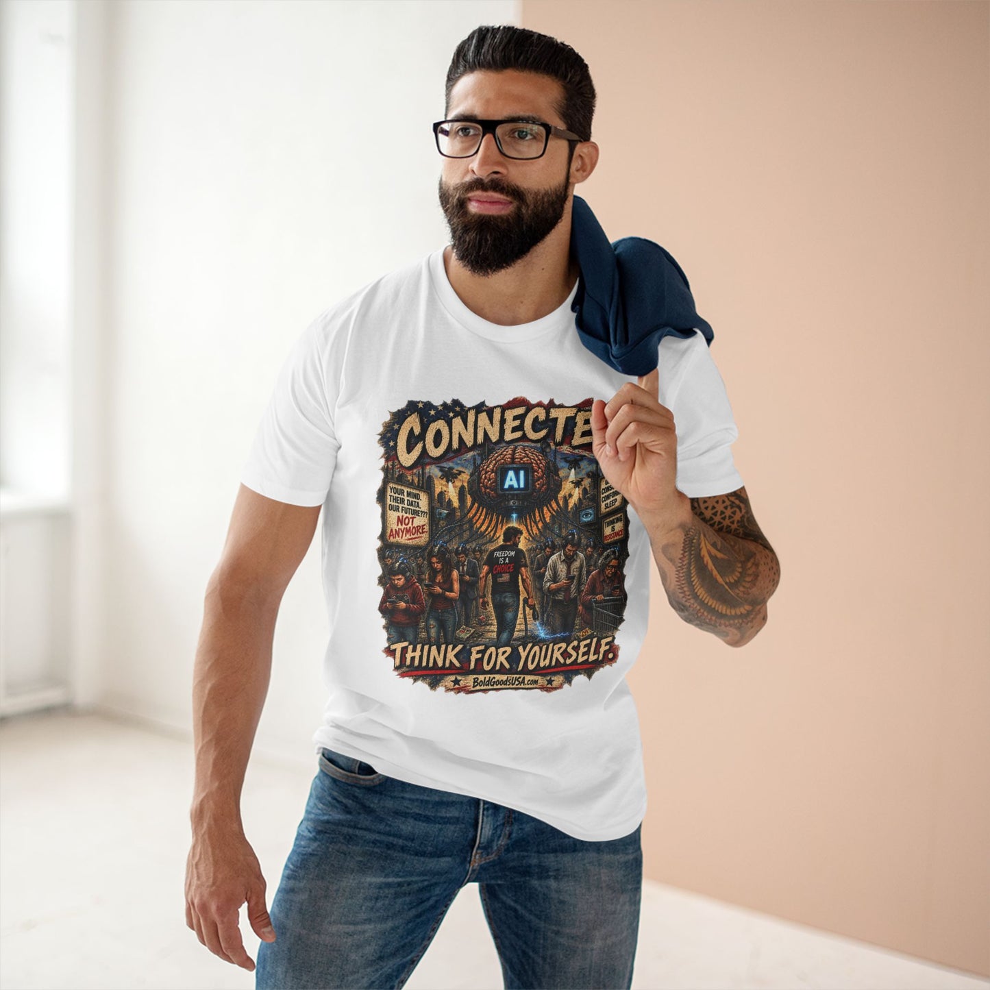 AI connected - Graphic T-Shirt | Front Print