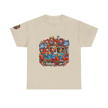 Vote Kamala Graphic T-Shirt | Front Print + Sleeve Logo