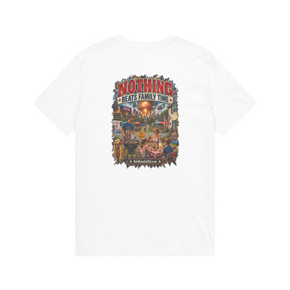 Nothing Beats Family Time - Back Print + Chest Logo T-Shirt