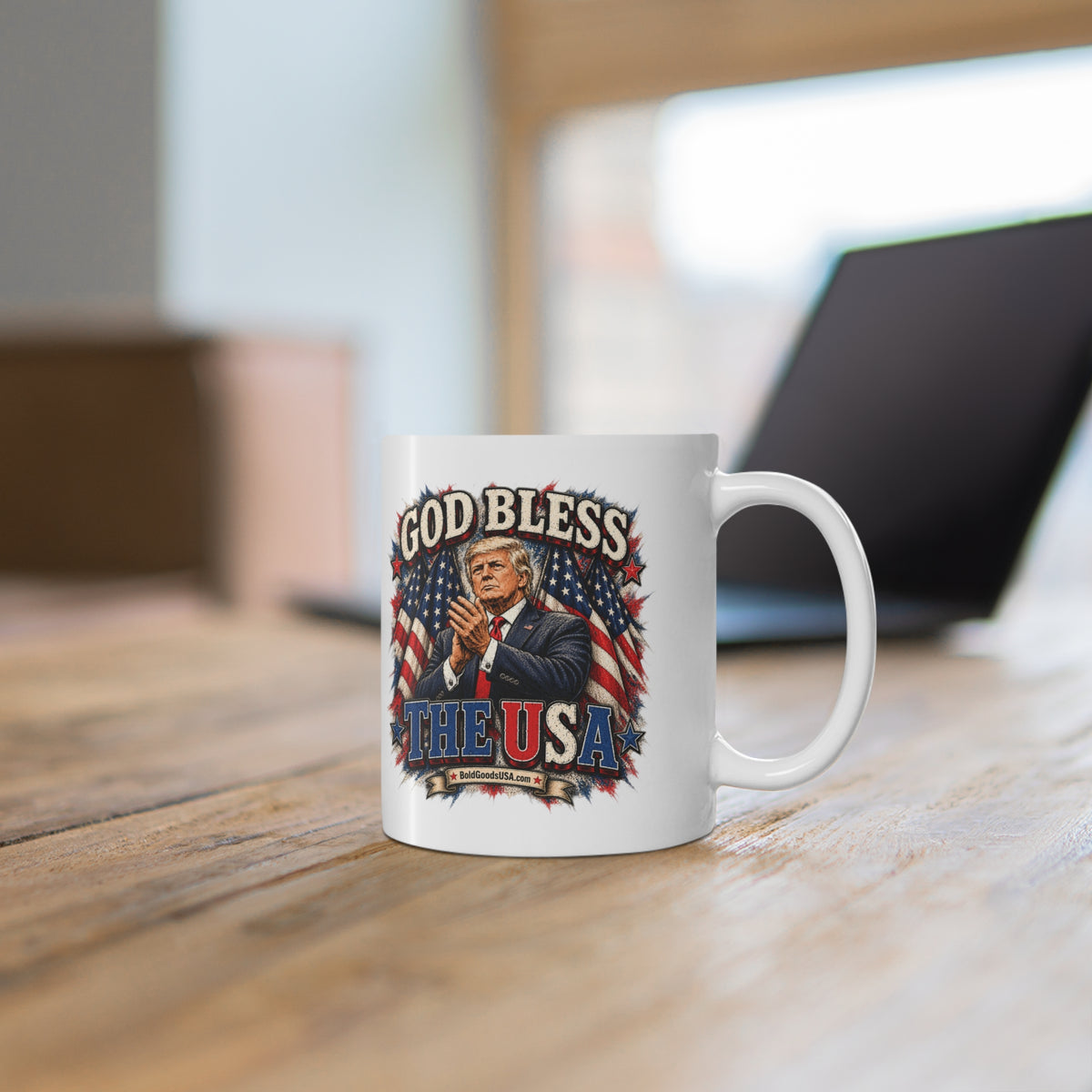 God Bless the USA - Patriotic 11 oz Mug