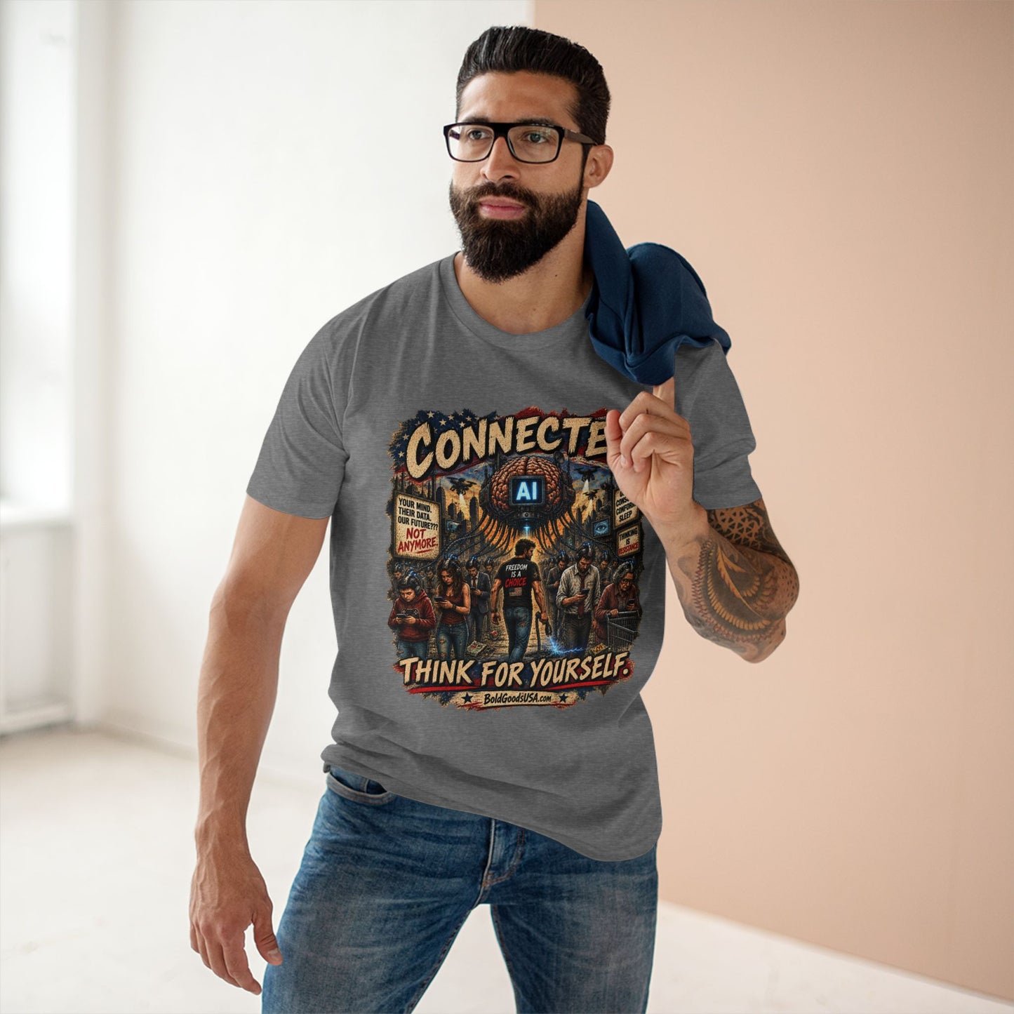 AI connected - Graphic T-Shirt | Front Print