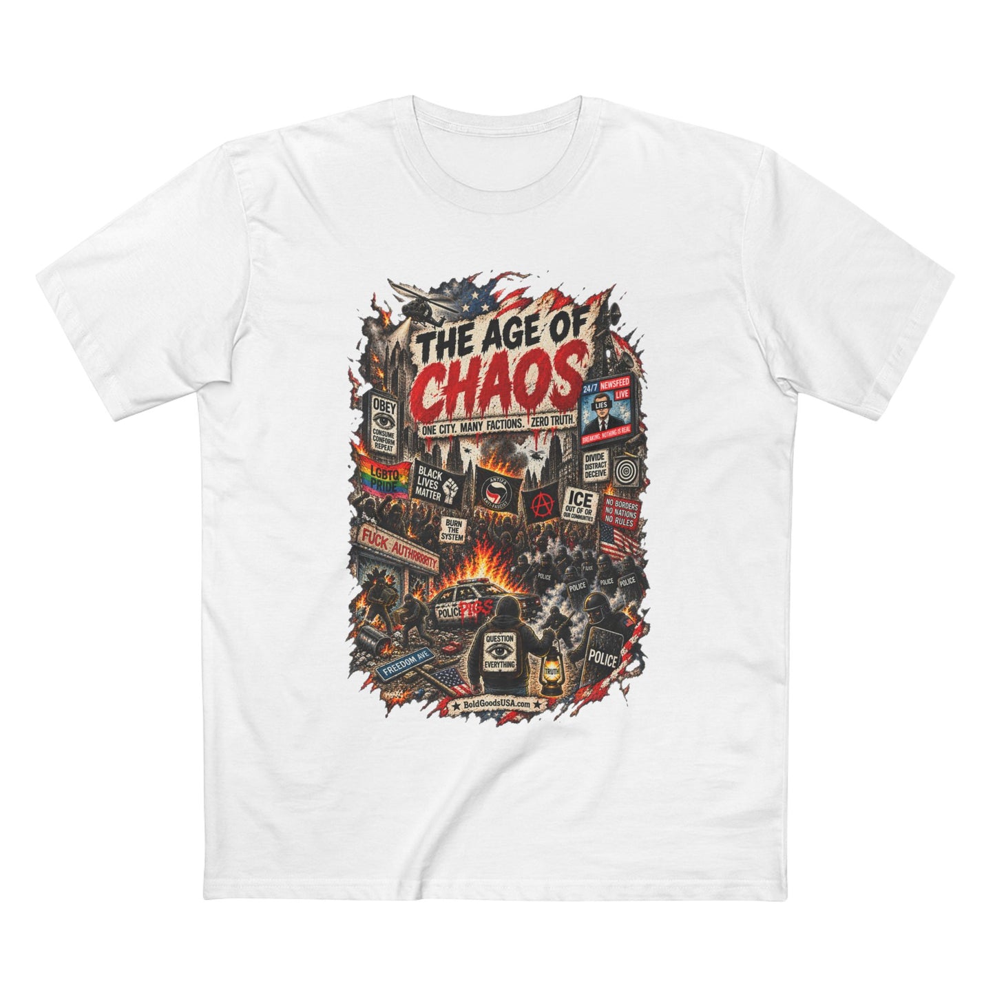 The Age of Chaos - Graphic T-Shirt | Front Print