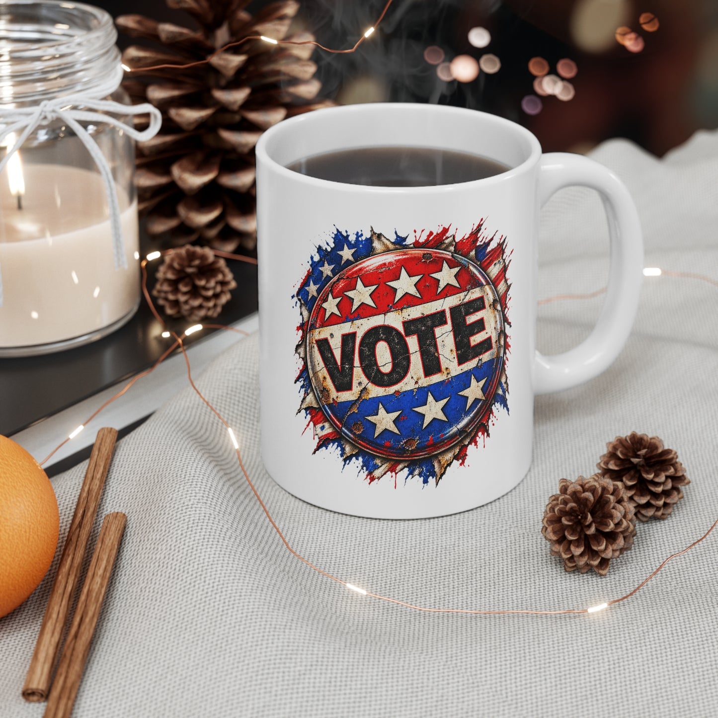 Vote - Patriotic 11 oz Mug