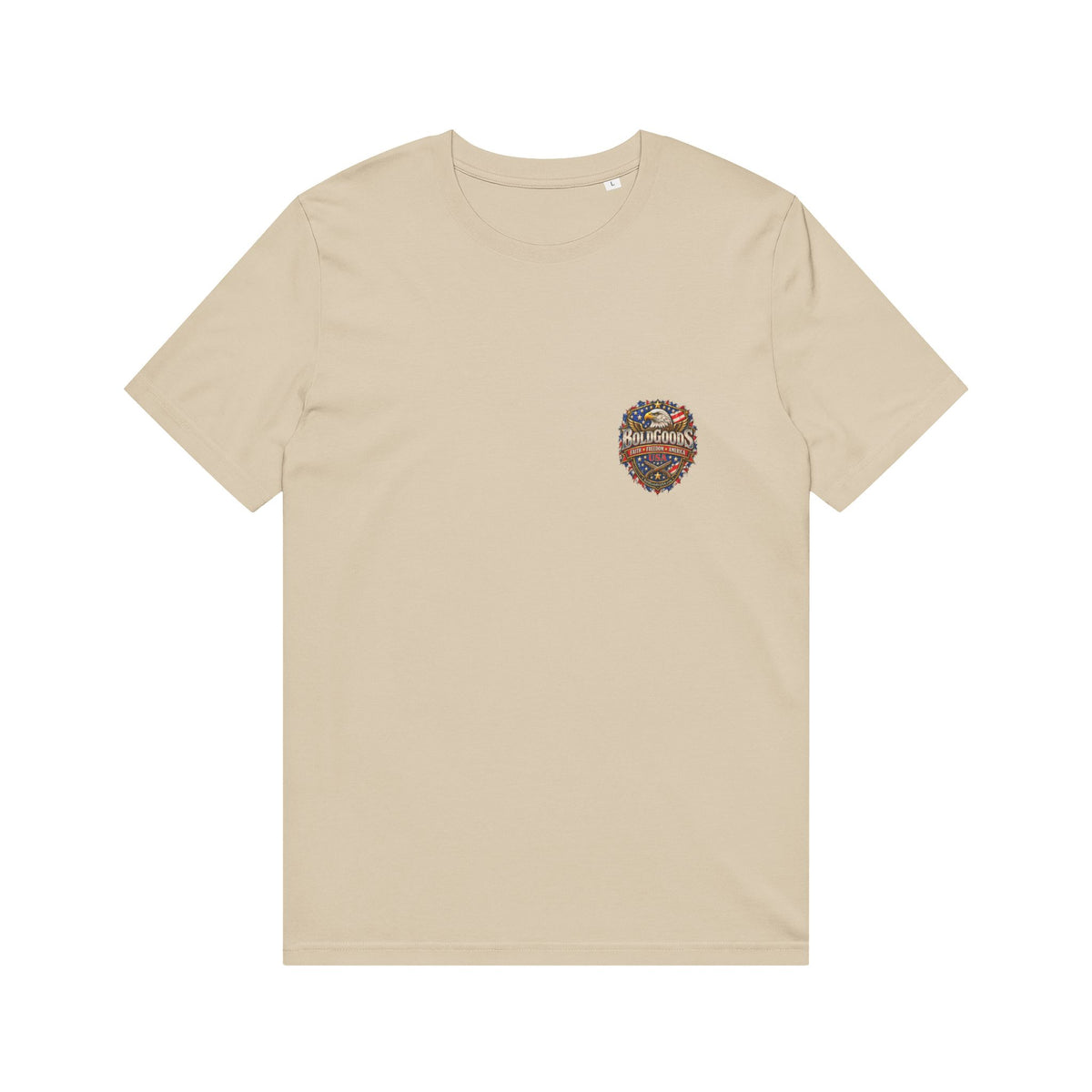Make America Strong Again - Political Satire Graphic T-Shirt | Back Print + Chest Logo