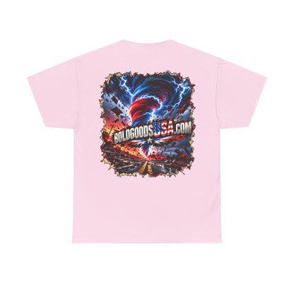 BoldGoodsUSA Twister– Patriotic T-Shirt | Back Print + Chest Logo