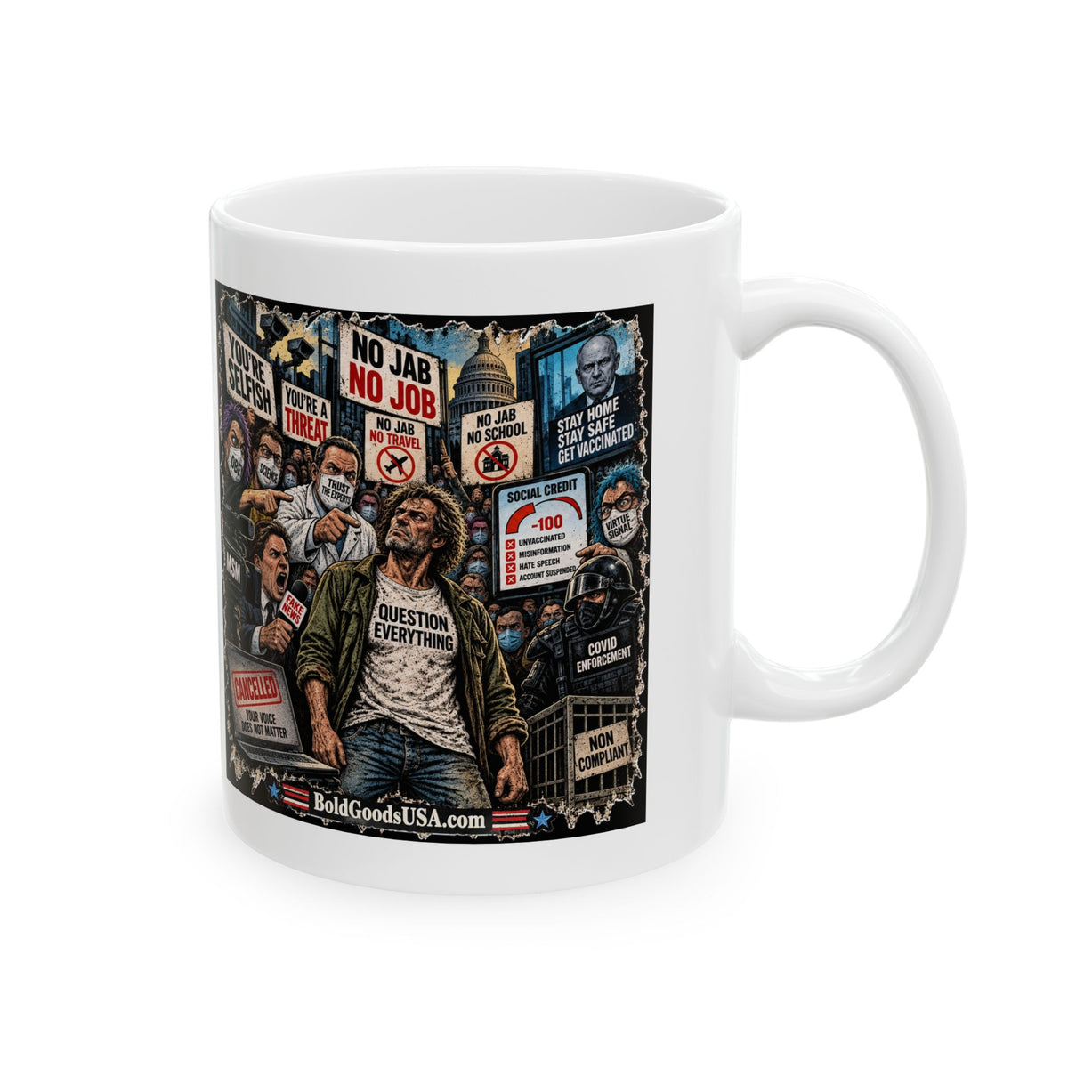Trust the Science – Political Satire 11 oz / 15 oz Mug