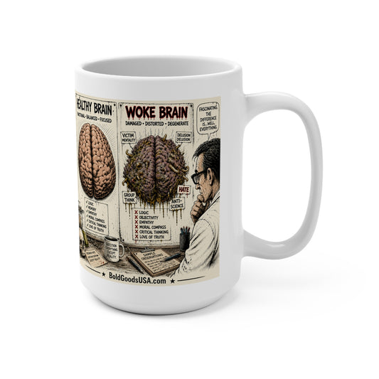Woke Brain - Political Satire 15oz Mug